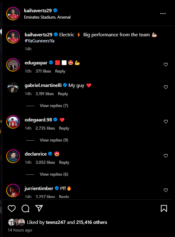 CR@Kaihavertz29 (Instagram, META, 2024)