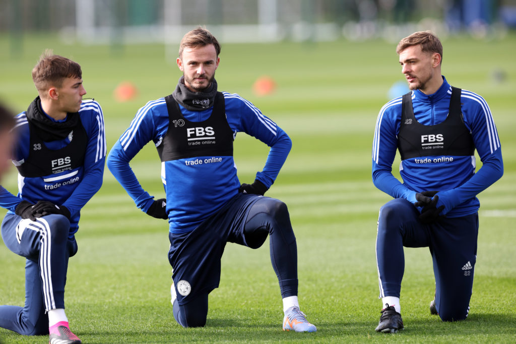 Leicester City Training Session and Press Conference