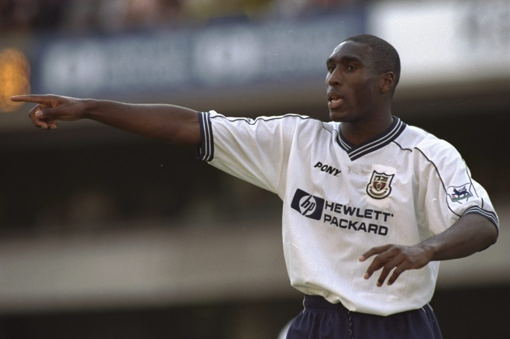 Sol Campbell of Tottenham Hotspur