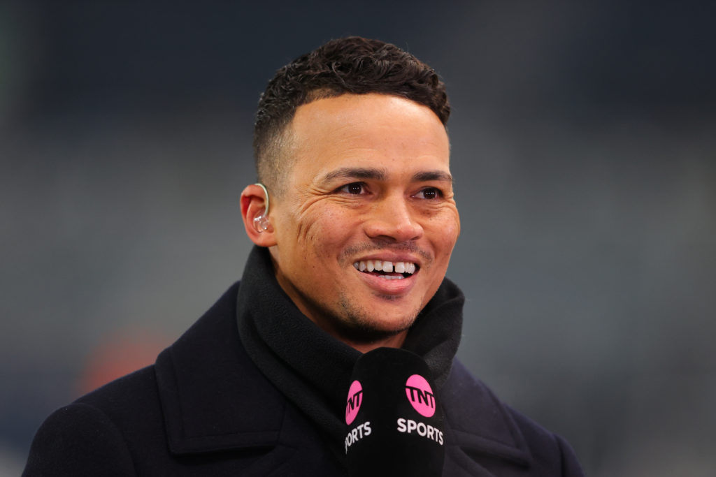 Jermaine Jenas working as a pundit for TNT