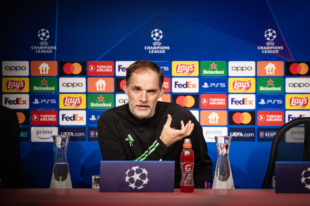 FC Bayern München Training Session And Press Conference - UEFA Champions League 2023/24