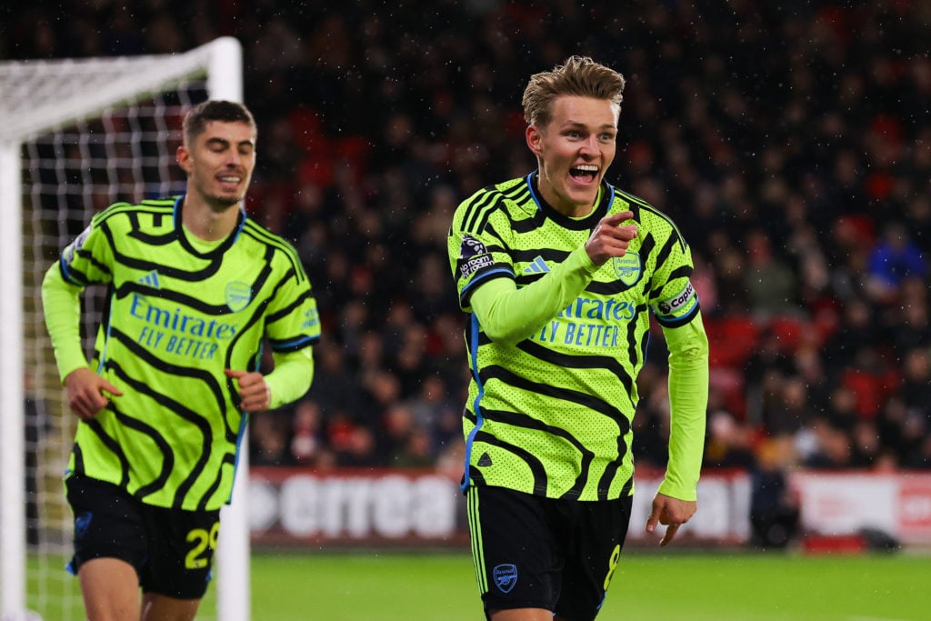 Alan Smith Martin Odegaard Arsenal