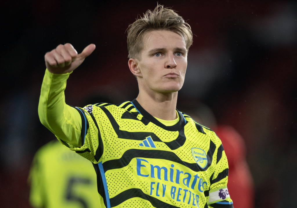 Alan Smith Martin Odegaard Arsenal
