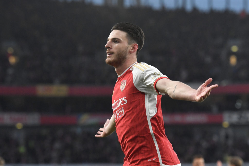 Declan Rice Martin Odegaard Jorginho Arsenal