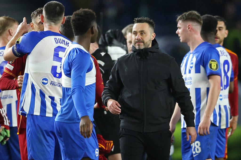 Brighton & Hove Albion v AS Roma: Round of 16 Second Leg - UEFA Europa League 2023/24