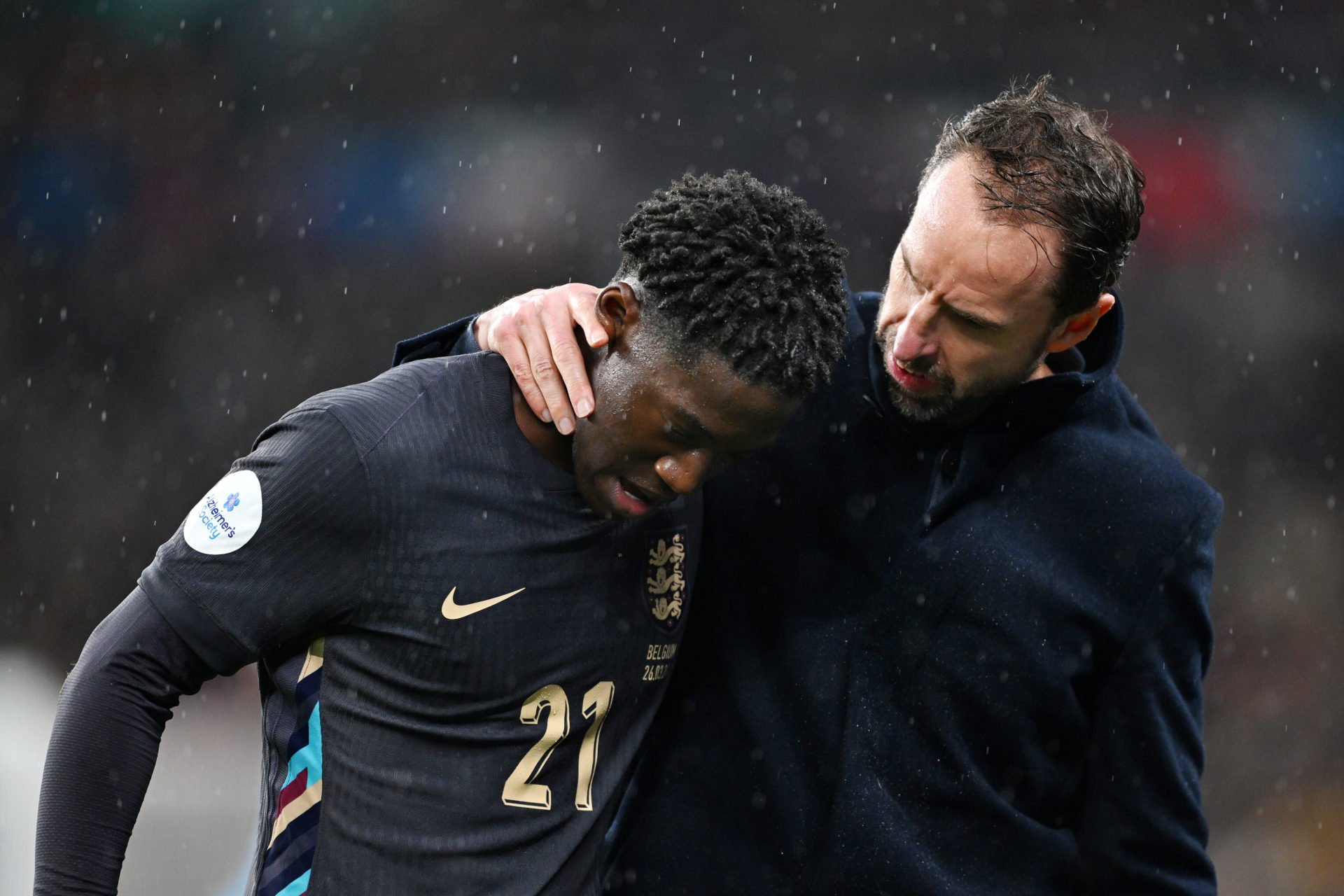 Gareth Southgate shares what he said to Kobbie Mainoo as he walked off ...