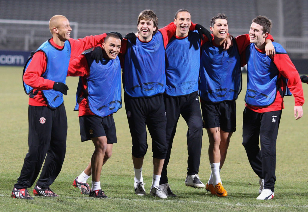 Manchester United Press Conference and Training Session