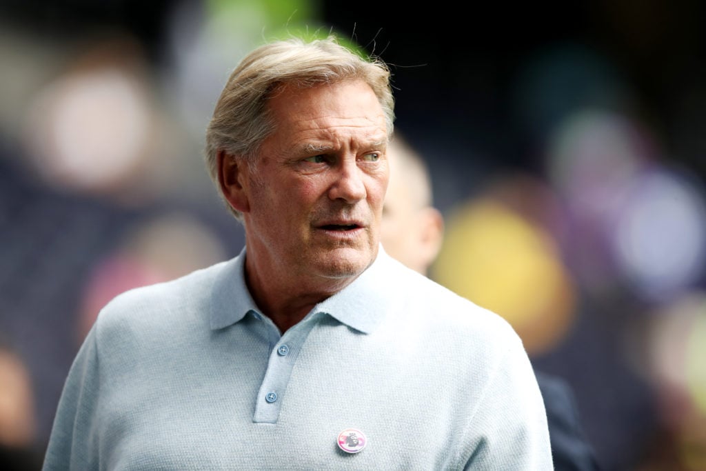 BT Sport Pundit, Glenn Hoddle arrives at the stadium ahead of the Premier League match between Tottenham Hotspur and Wolverhampton Wanderers at Tot...