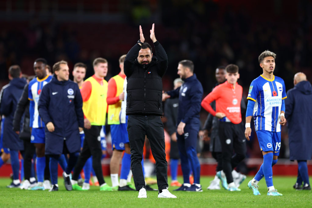 Arsenal v Brighton & Hove Albion - Carabao Cup Third Round