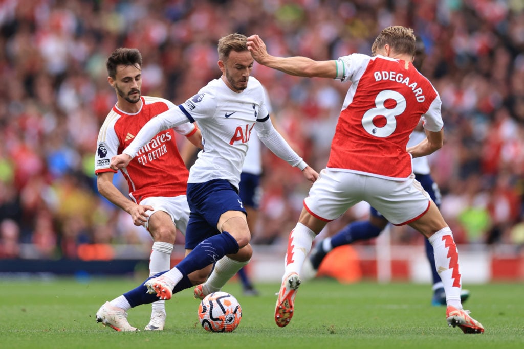 Tottenham's James Maddison shares how he feels after watching Arsenal ...