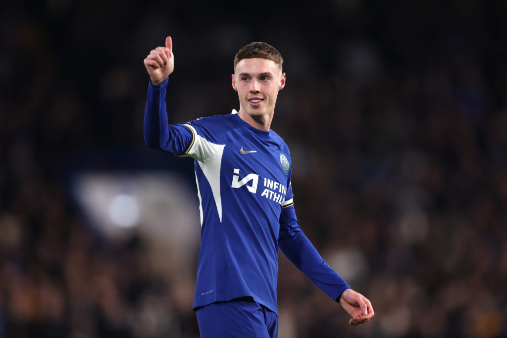 Cole Palmer of Chelsea during the Premier League match between Chelsea FC and Everton FC at Stamford Bridge on April 15, 2024 in London, England. (...