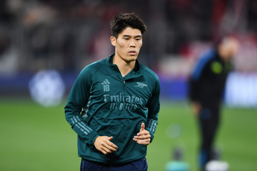 Takehiro Tomiyasu during his time at Arsenal