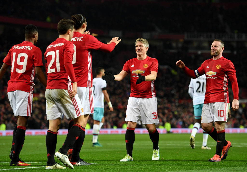 Manchester United v West Ham United - EFL Cup Quarter-Final