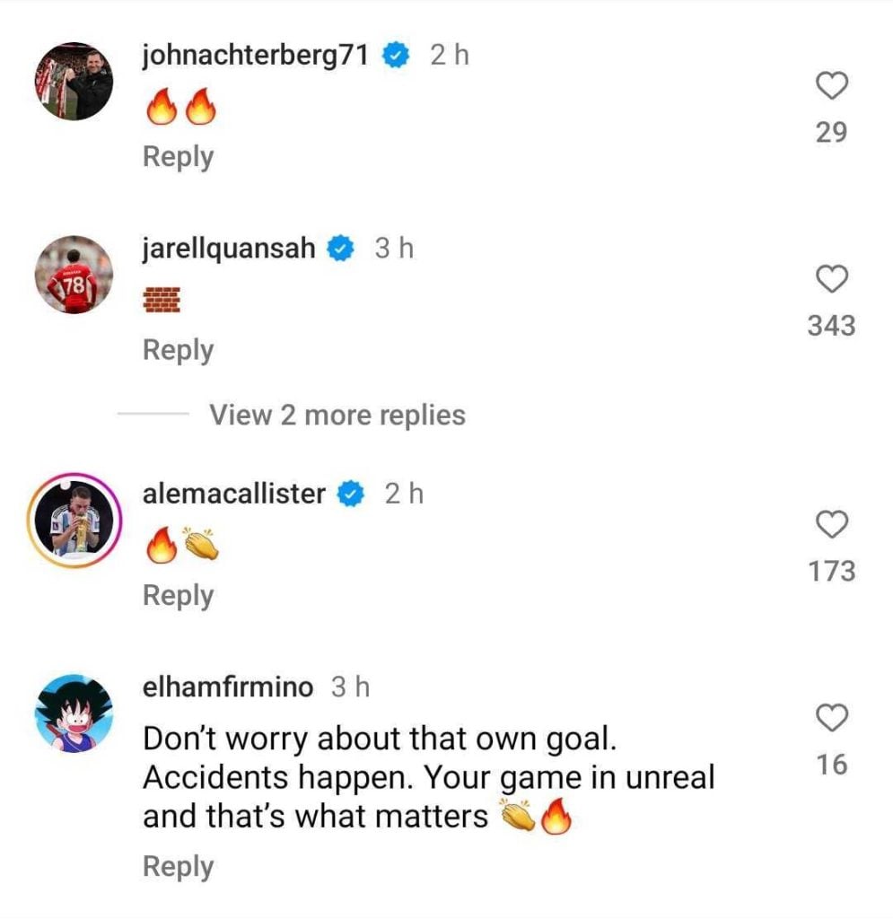 Liverpool Conor Bradley Instagram