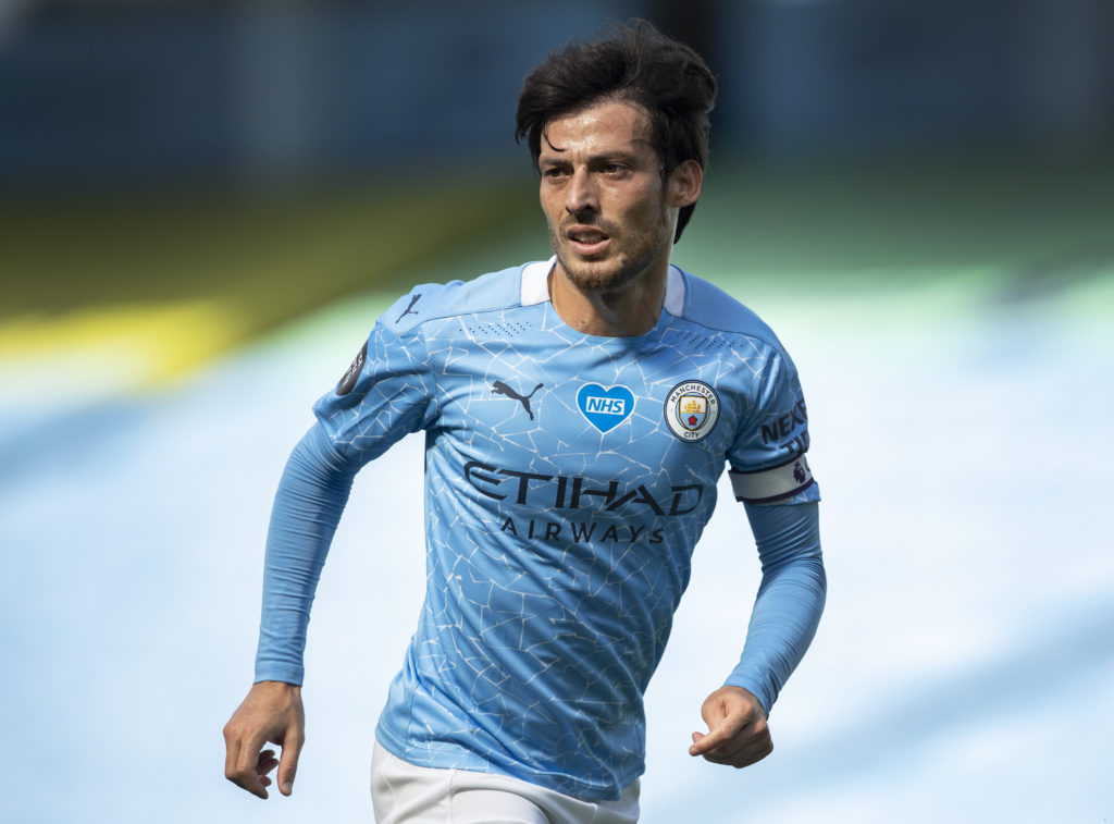 David Silva during Manchester City v Norwich City - Premier League