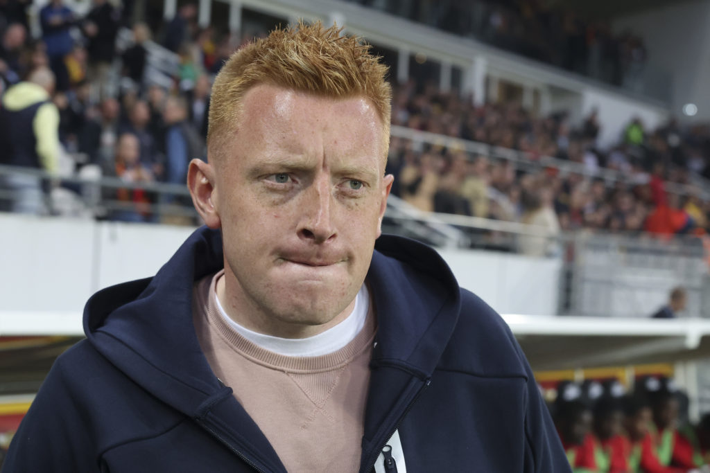 Coach of Stade de Reims Will Still aka William Still during the Ligue 1 Uber Eats match between RC Lens (RCL) and Stade de Reims at Stade Bollaert-Delelis on May 12, 2023