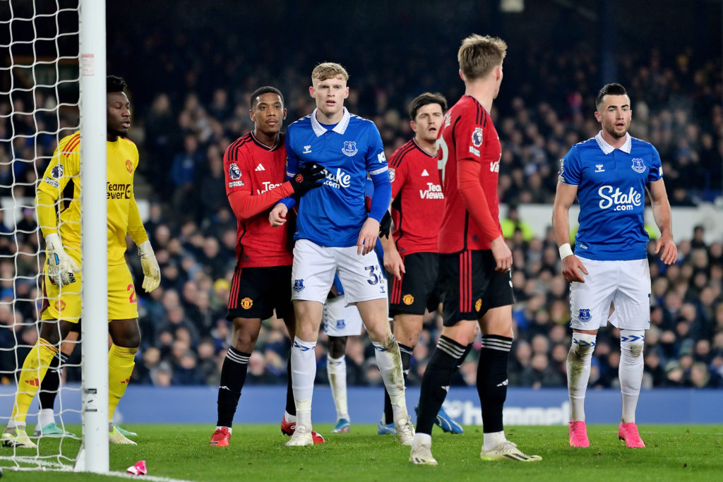 Everton FC v Manchester United- Premier League