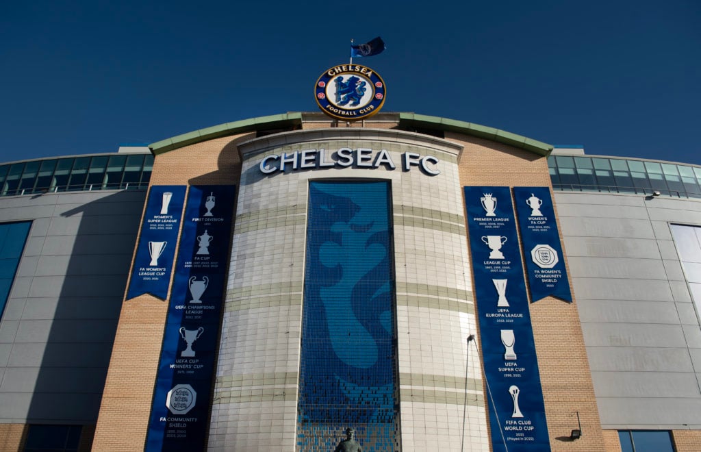 A general view outside Stamford Bridge, home of Chelsea FC, on January 25, 2024