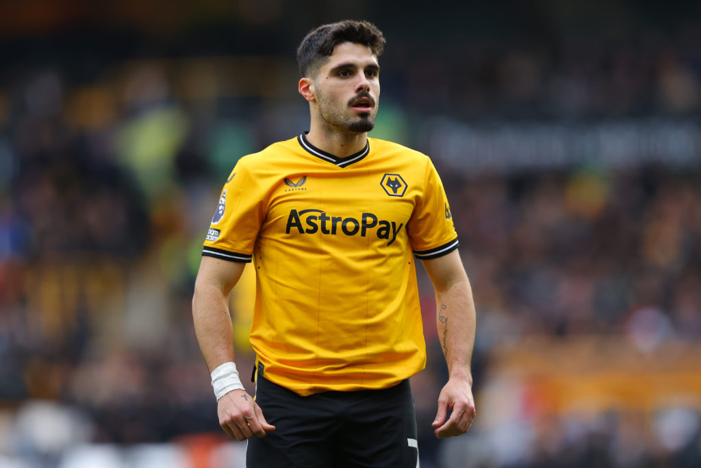 Pedro Neto of Wolverhampton Wanderers during the Premier League match between Wolverhampton Wanderers and Fulham FC at Molineux on March 09, 2024 i...