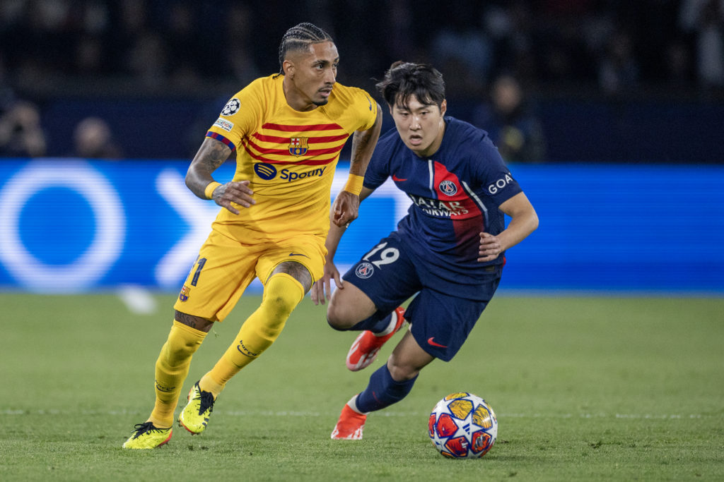 Paris Saint-Germain V Barcelona. UEFA Champions League Quarter-Final first leg.