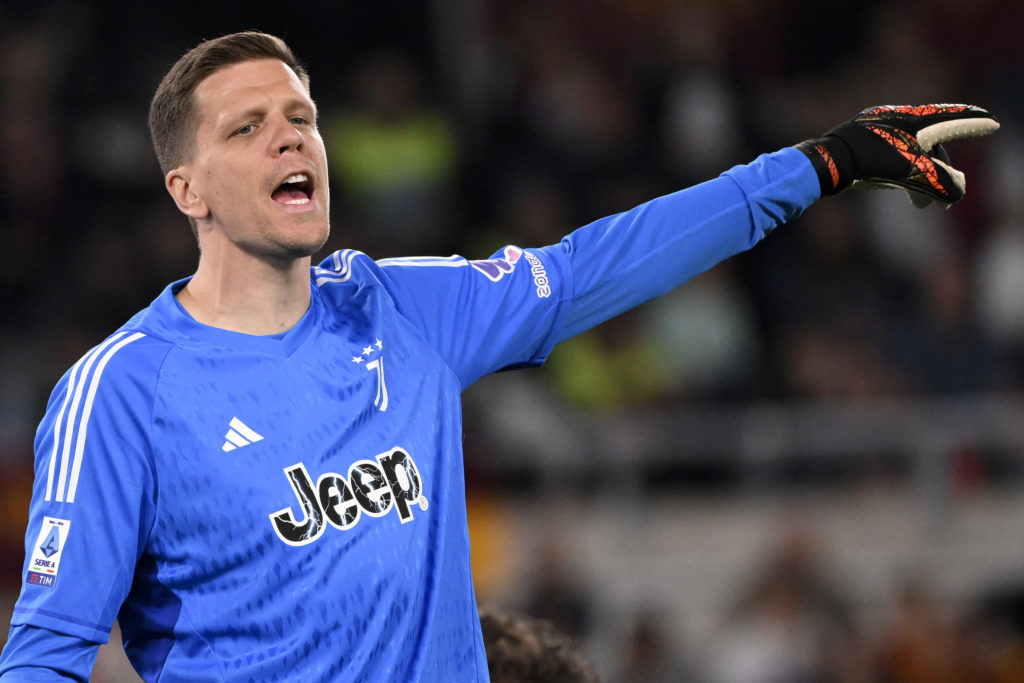 Wojciech Szczesny of Juventus FC gestures during the Serie A