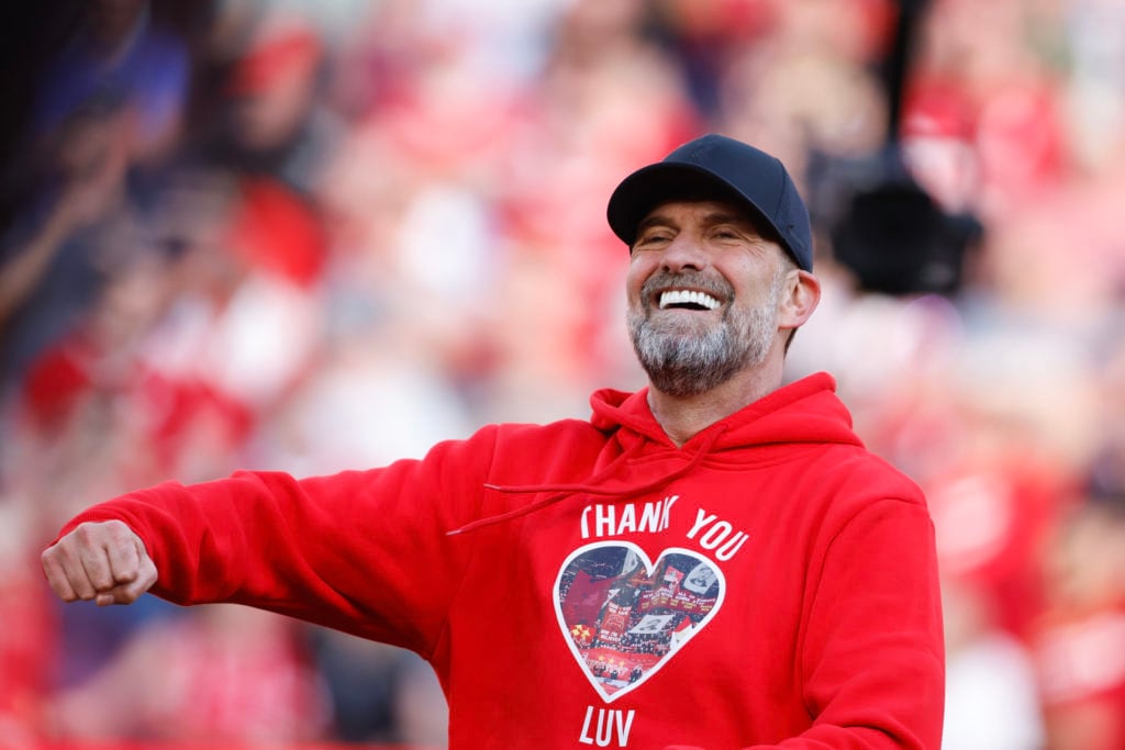 Jurgen Klopp the head coach / manager of Liverpool during the Premier League match between Liverpool FC and Wolverhampton Wanderers at Anfield on M...