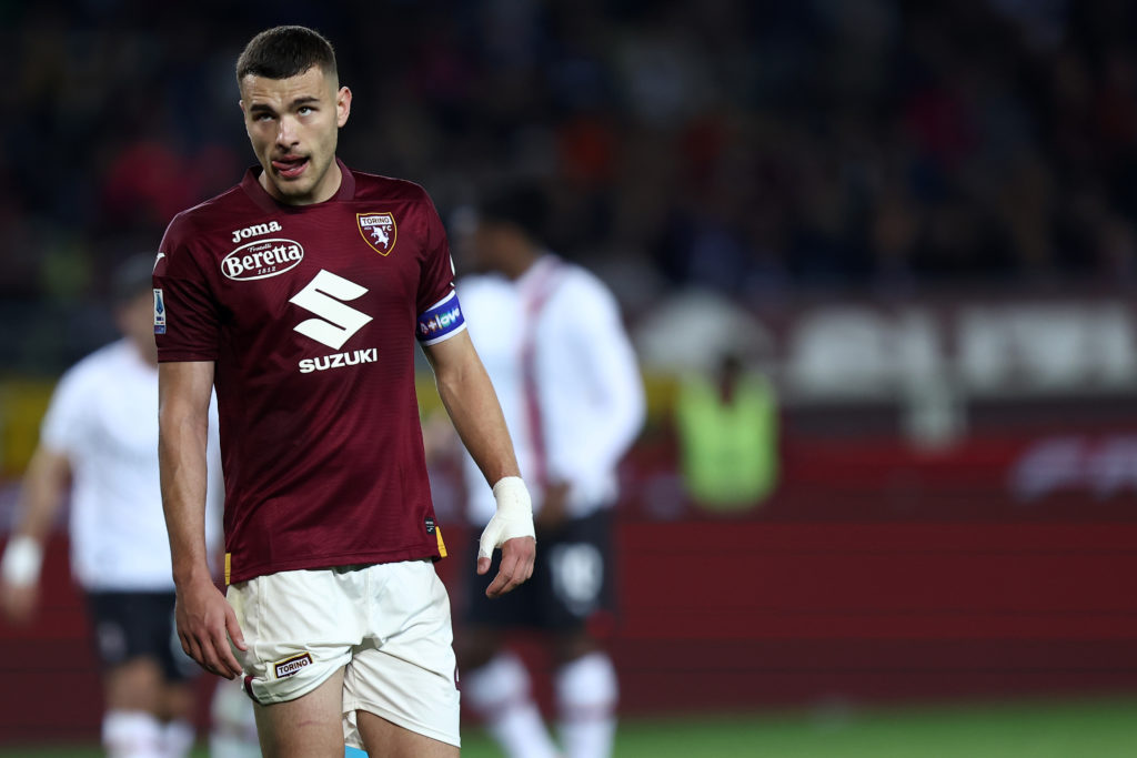 Alessandro Buongiorno of Torino Fc looks on during the Serie