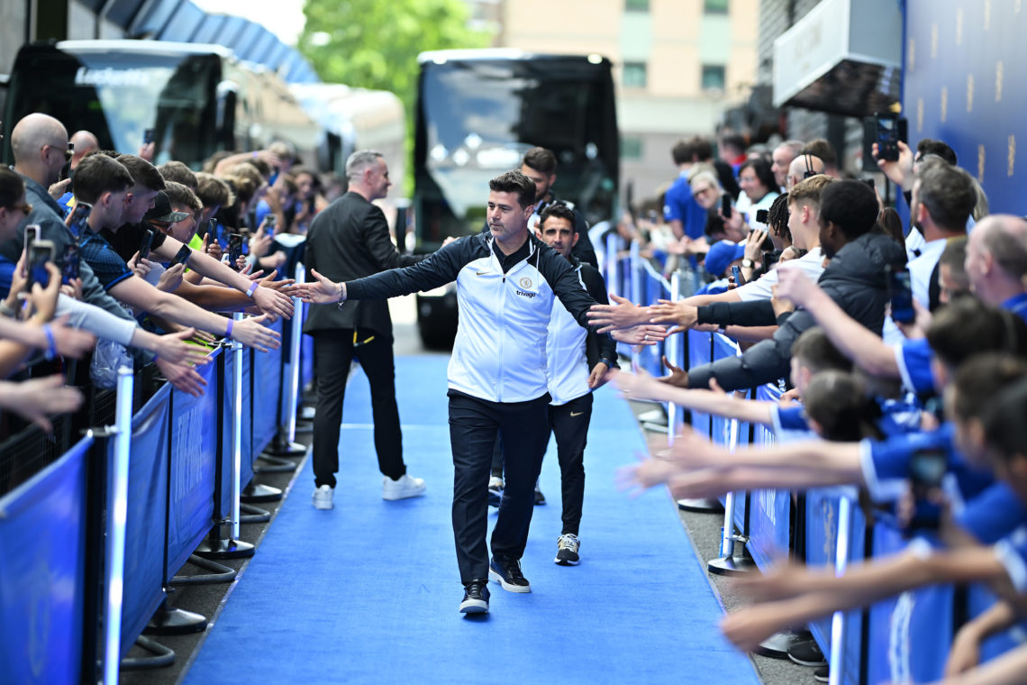 Mauricio Pochettino, Manager of Chelsea, arrives at the stadium prior to the Premier League match between Chelsea FC and AFC Bournemouth at Stamfor...