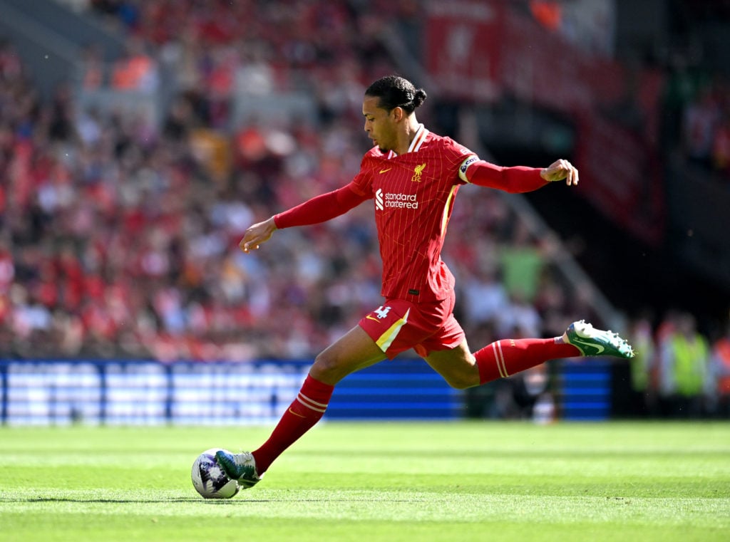 (THE SUN OUT, THE SUN ON SUNDAY OUT) Virgil van Dijk captain of Liverpool during the Premier League match between Liverpool FC and Wolverhampton Wa...