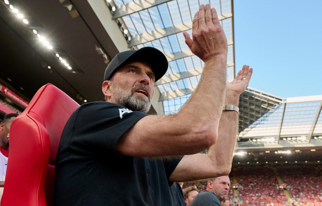 (THE SUN OUT, THE SUN ON SUNDAY OUT) Manager Jurgen Klopp of Liverpool during the Premier League match between Liverpool FC and Wolverhampton Wande...