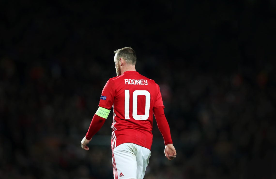 Wayne Rooney of Manchester United during the UEFA Europa League match between Manchester United FC and Feyenoord at Old Trafford on November 24, 20...
