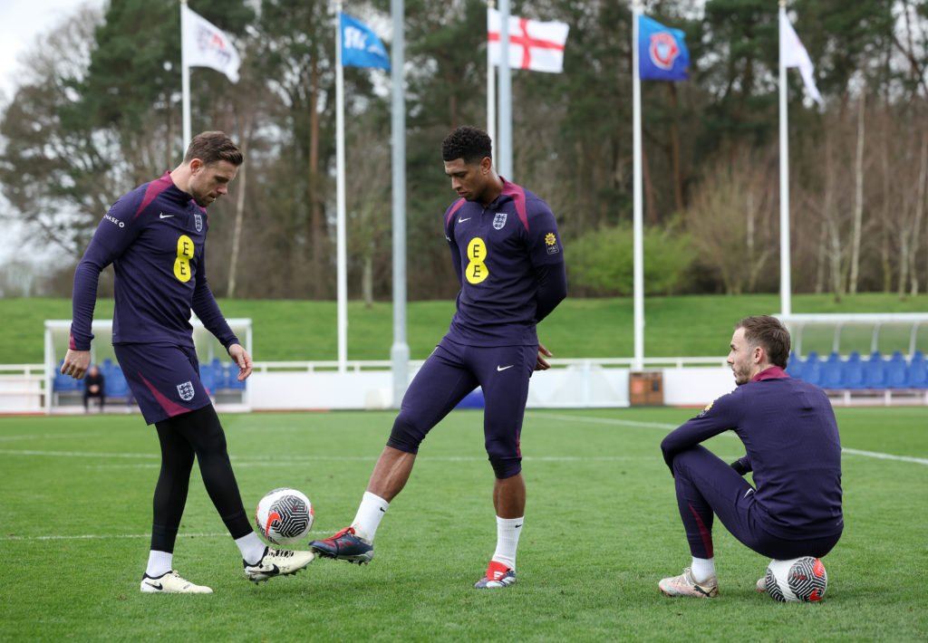 Jude Bellingham And Tottenham's Pedro Porro React After James Maddison 