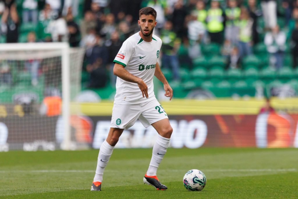 Goncalo Inacio of Sporting CP in action during the Liga