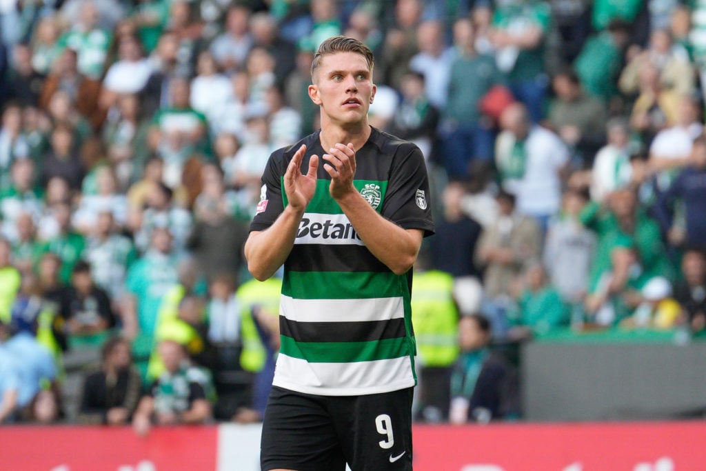 Viktor Gyokeres of Sporting CP seen during the Liga Portugal BWIN football match between Sporting CP and GD Chaves at Estadio Jose Alvalade.
Final ...