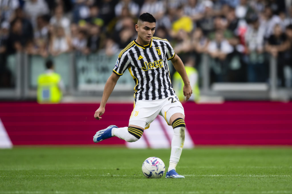 Carlos Alcaraz of Juventus FC in action during the Serie A