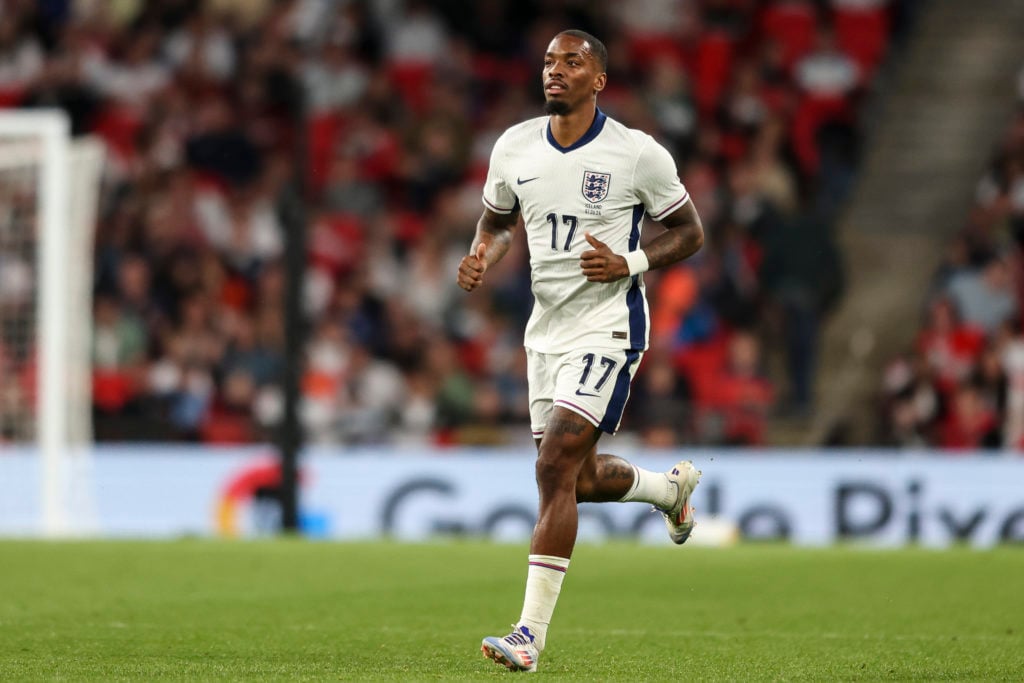 Ivan Toney of England during the international friendly match between England and Iceland at Wembley Stadium on June 07, 2024 in London, England.