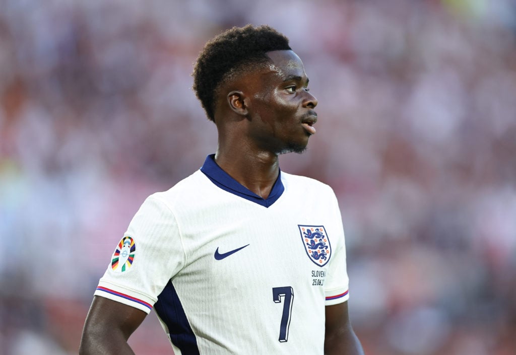 ‘He is having one’: Jamie O’Hara delivers his honest verdict on Bukayo Saka’s display for England today