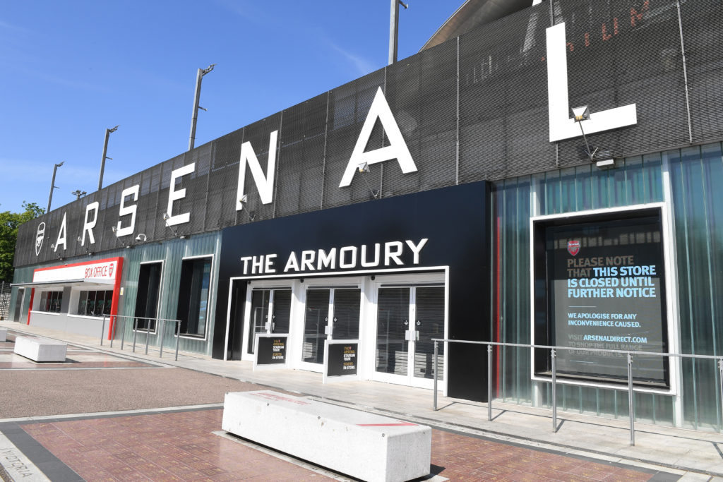 Arsenal Staff at Work at the Emirates Stadium