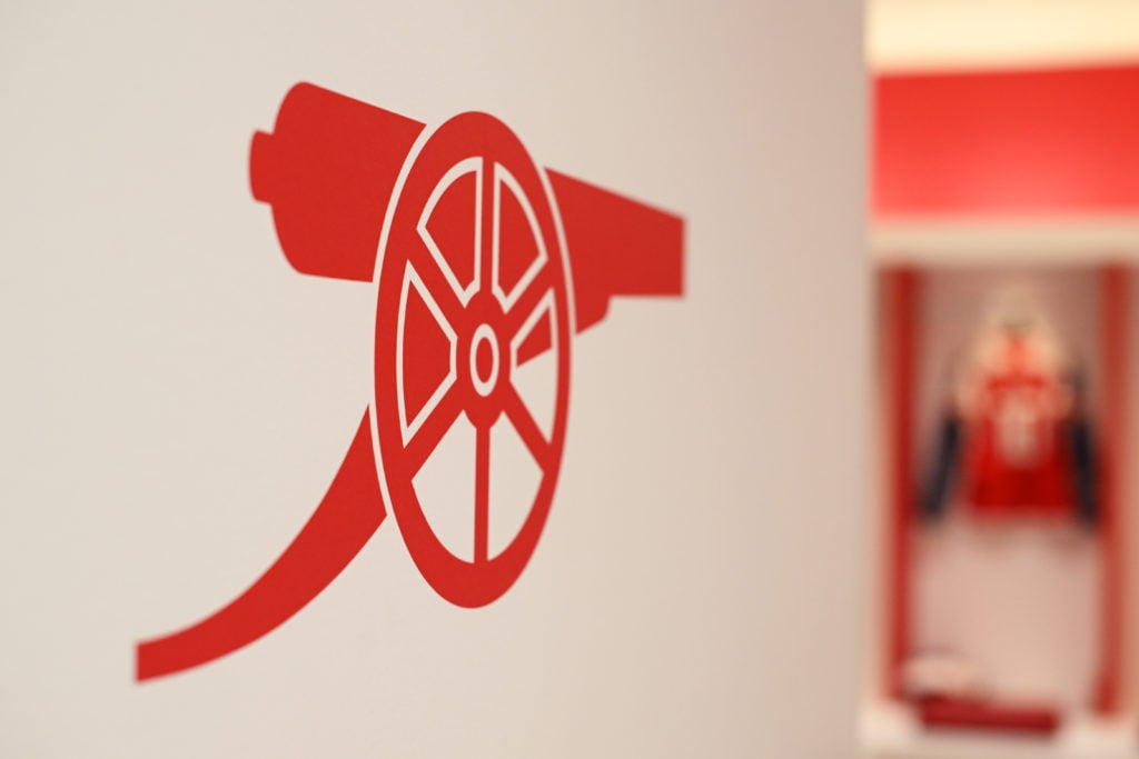 A general view inside the Arsenal dressing room prior to the Barclays Women's Super League match between Arsenal FC and Leicester City at Emirates ...