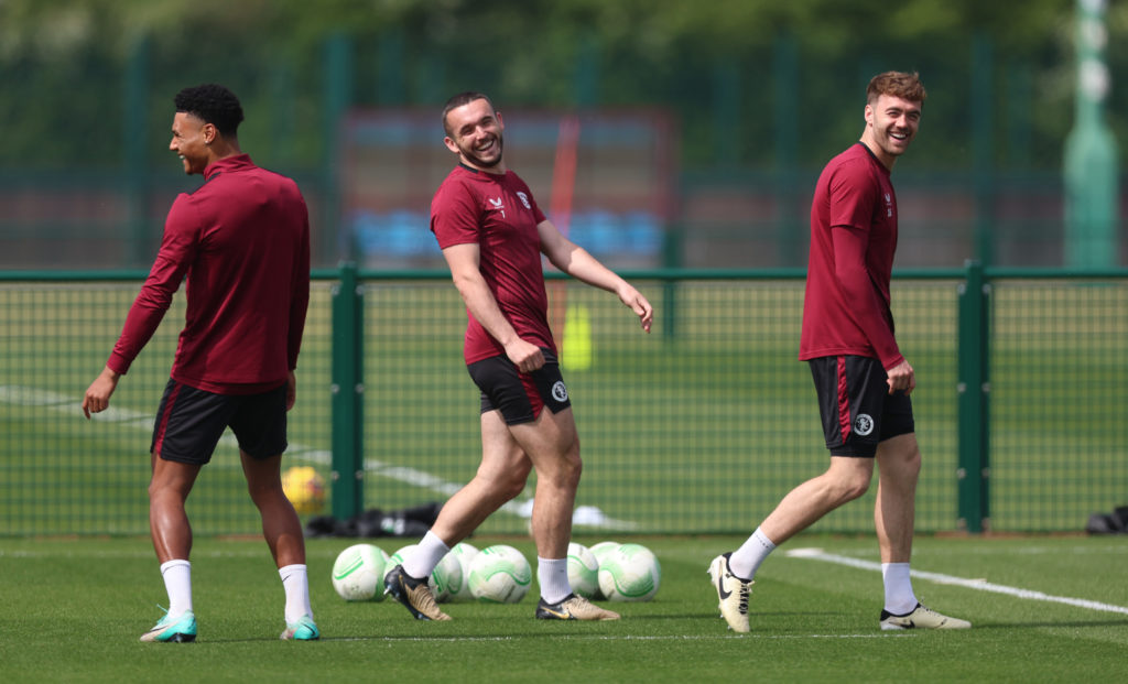 Aston Villa Training Session & Press Conference - UEFA Europa Conference League 2023/24