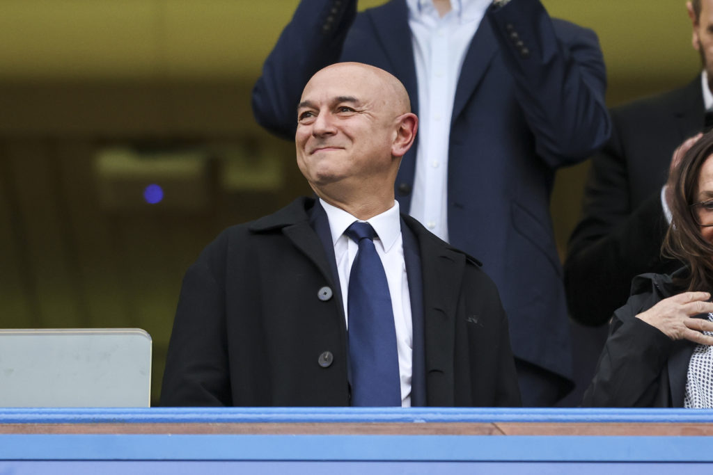 Tottenham C.E.O Daniel Levy during the Premier League match between Chelsea FC and Tottenham Hotspur at Stamford Bridge on May 02, 2024 in London, ...