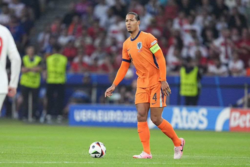 Virgil van Dijk of Netherlands in action during the UEFA