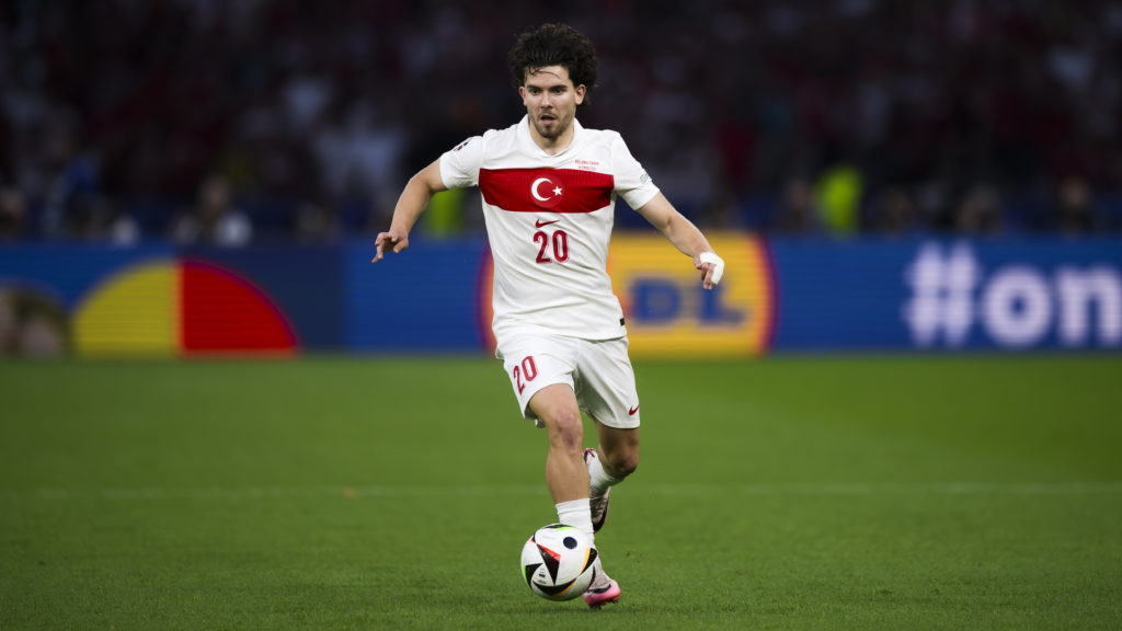 Ferdi Kadioglu of Turkiye in action during the UEFA EURO
