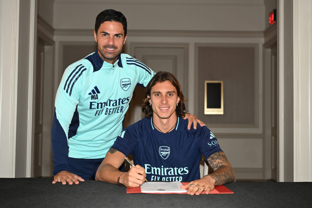 Arsenal Unveil New Signing Riccardo Calafiori