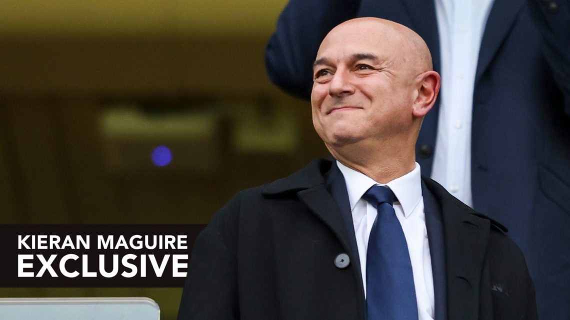LONDON, ENGLAND - MAY 02: Tottenham C.E.O Daniel Levy during the Premier League match between Chelsea FC and Tottenham Hotspur at Stamford Bridge o...