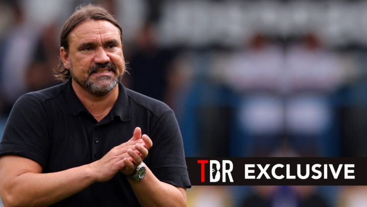 Leeds United Manager Daniel Farke looks on during the Sky Bet Championship match.