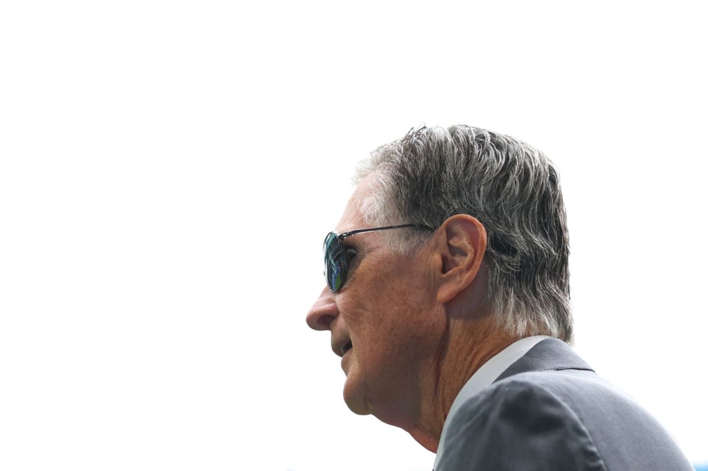 Liverpool owner John W. Henry during the Premier League match between Chelsea FC and Liverpool FC at Stamford Bridge on August 13, 2023 in London, ...