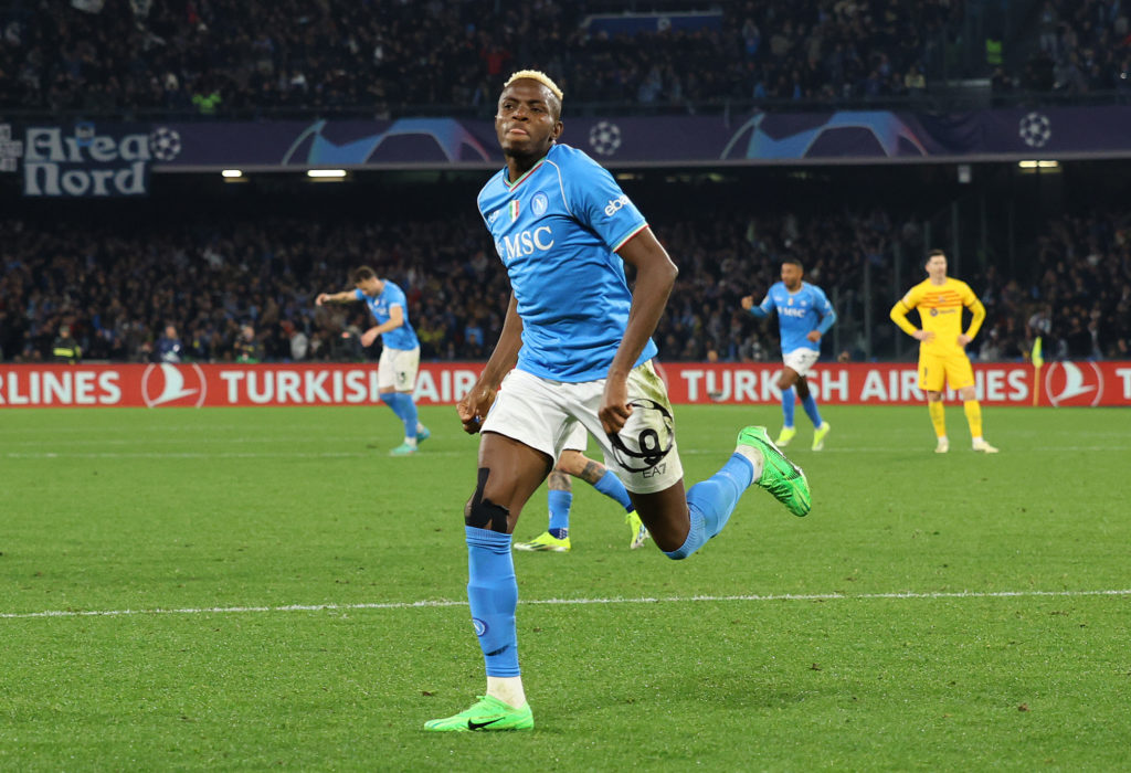 SSC Napoli v FC Barcelona: Round of 16 First Leg - UEFA Champions League 2023/24