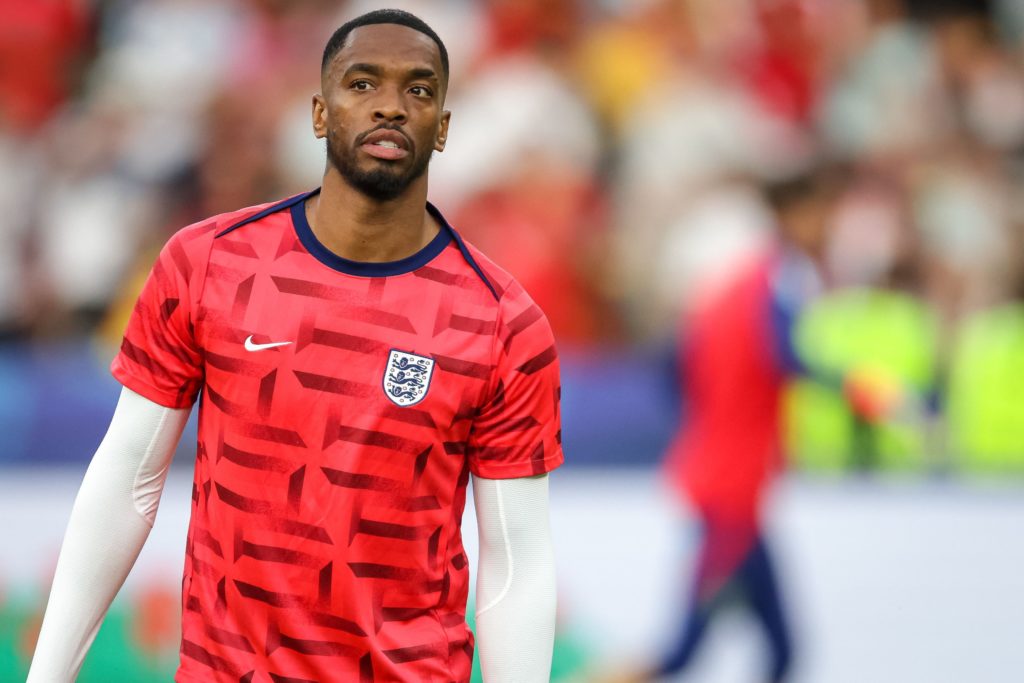 Ivan Toney of England looks on during the UEFA EURO 2024 final match between Spain and England at Olympiastadion on July 14, 2024 in Berlin, Germany.