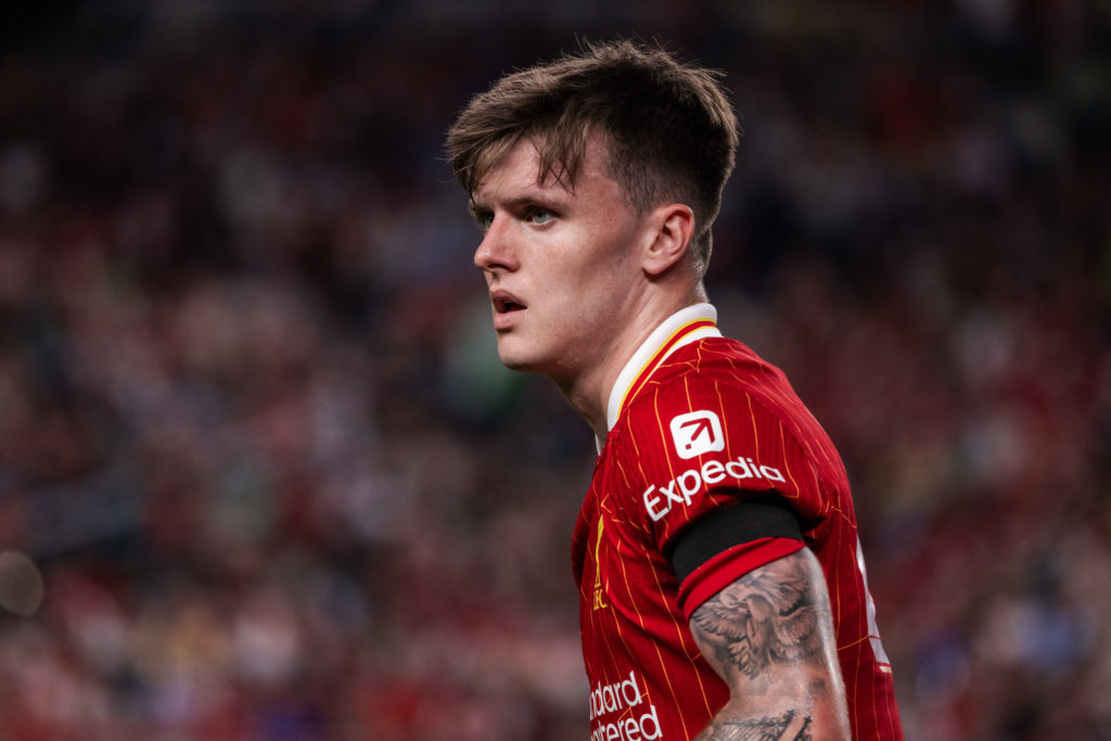 (THE SUN OUT, THE SUN ON SUNDAY OUT) Ben Doak of Liverpool during the pre-season friendly match between Arsenal FC and Liverpool FC at Lincoln Fina...